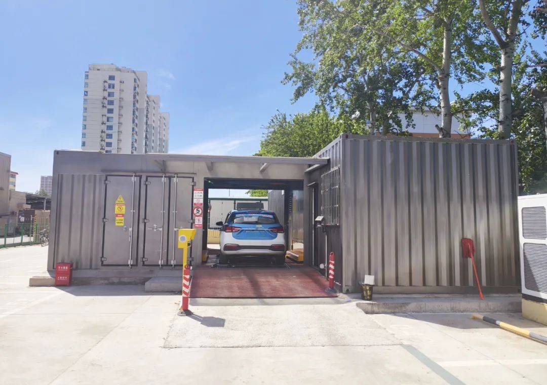 石家庄首座出租车换电站投入使用！(图1)
